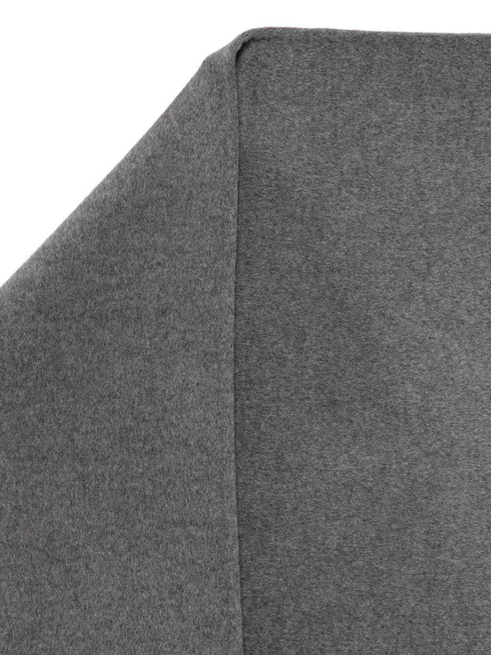 SOEUR Foulard triangolare Jamelia in lana grigio chiaro 