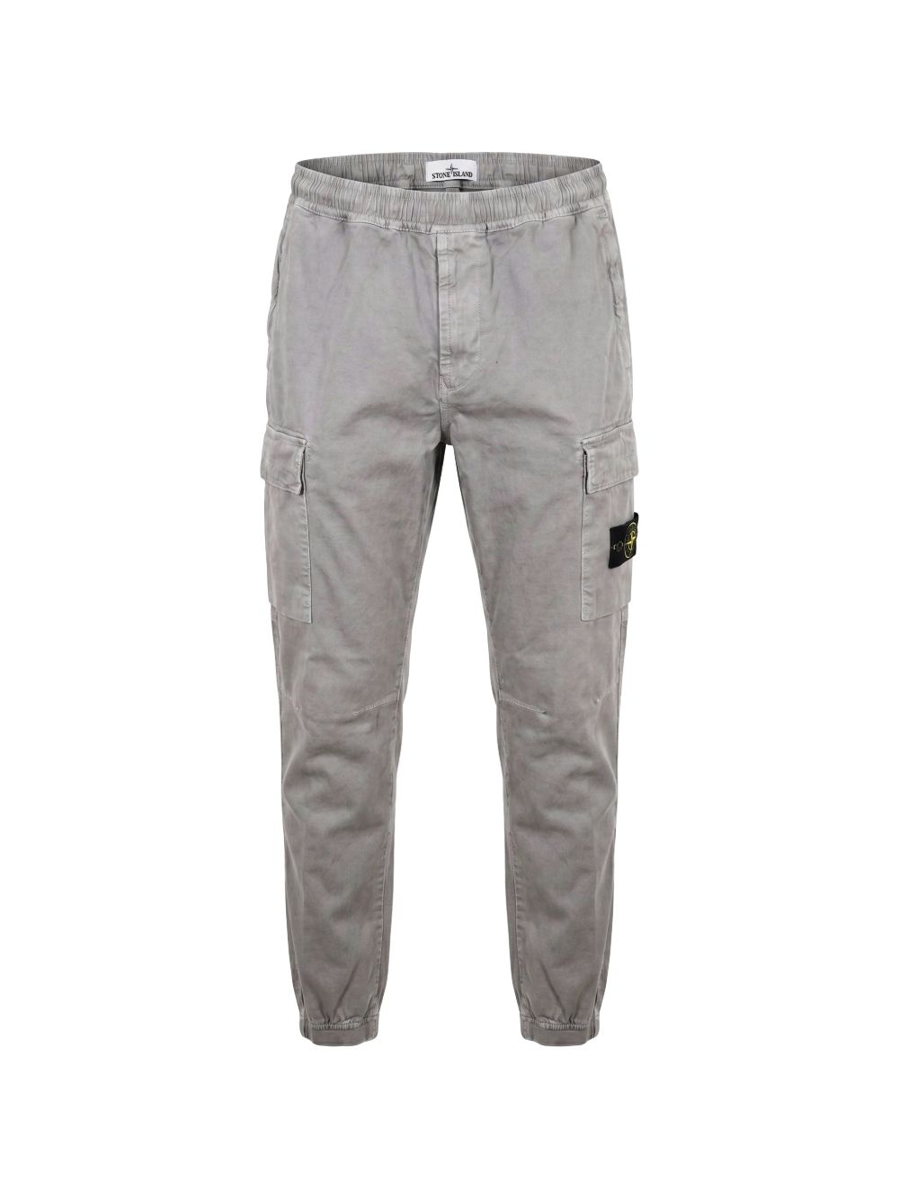STONE ISLAND Pantaloni sportivi uomo in cotone con tasche cargo 