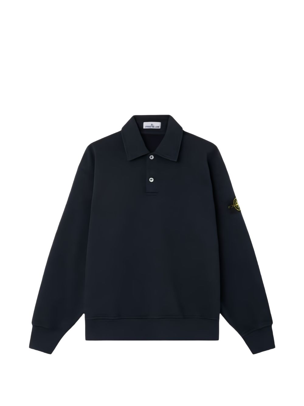 STONE ISLAND Felpa in Cotone Blu 