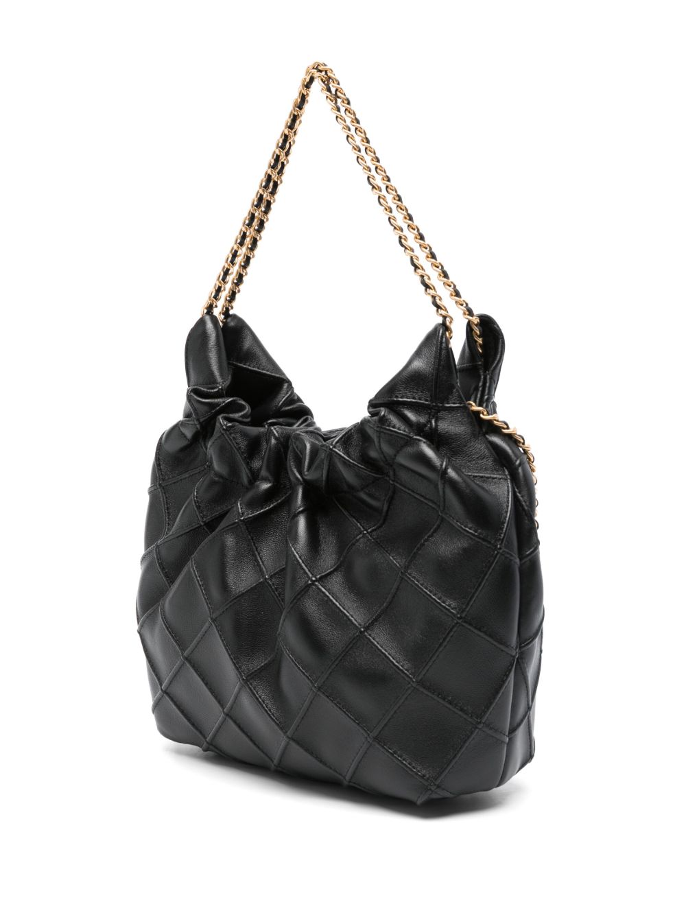 TORY BURCH Borsa a tracolla Fleming Mini Hobo nera 