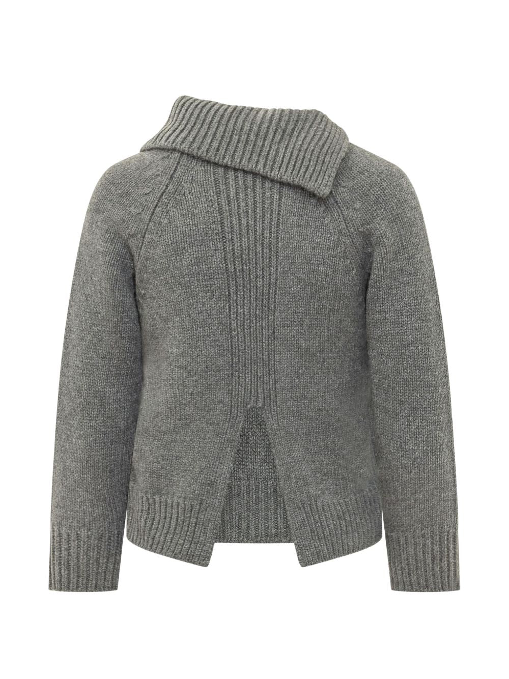 VICTORIA BECKHAM Maglione in lana e cashmere grigio 