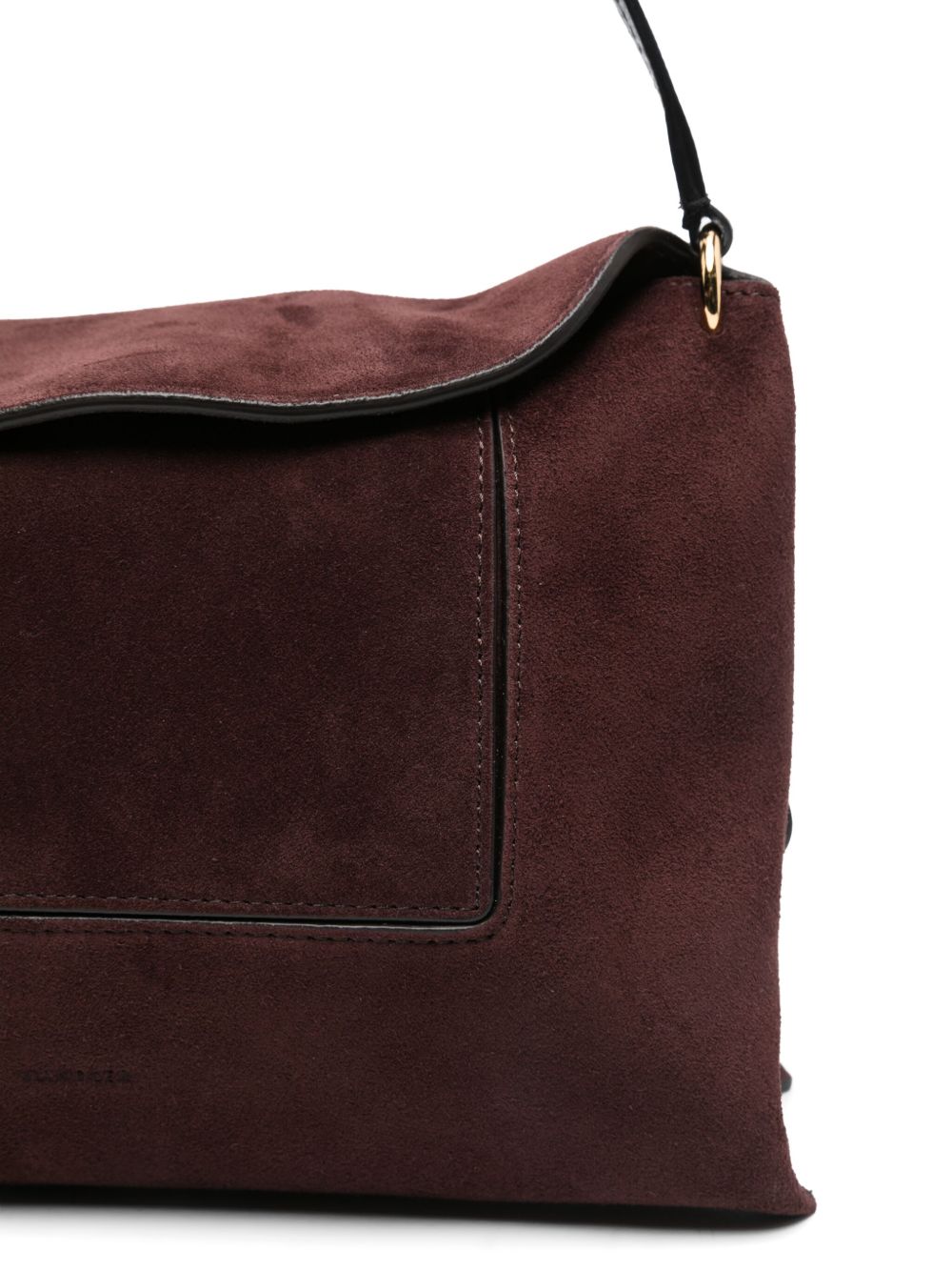 WANDLER Borsa a tracolla Penelope in suede marrone 