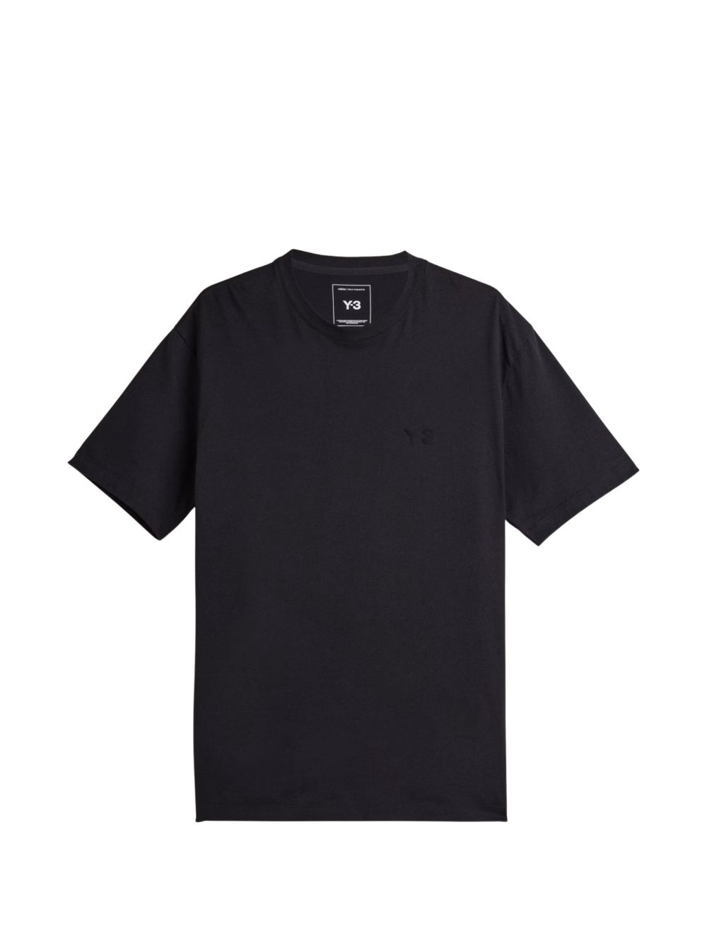 Y3 T-shirt Y-3 a maniche corte in jersey con logo termoadesivo 