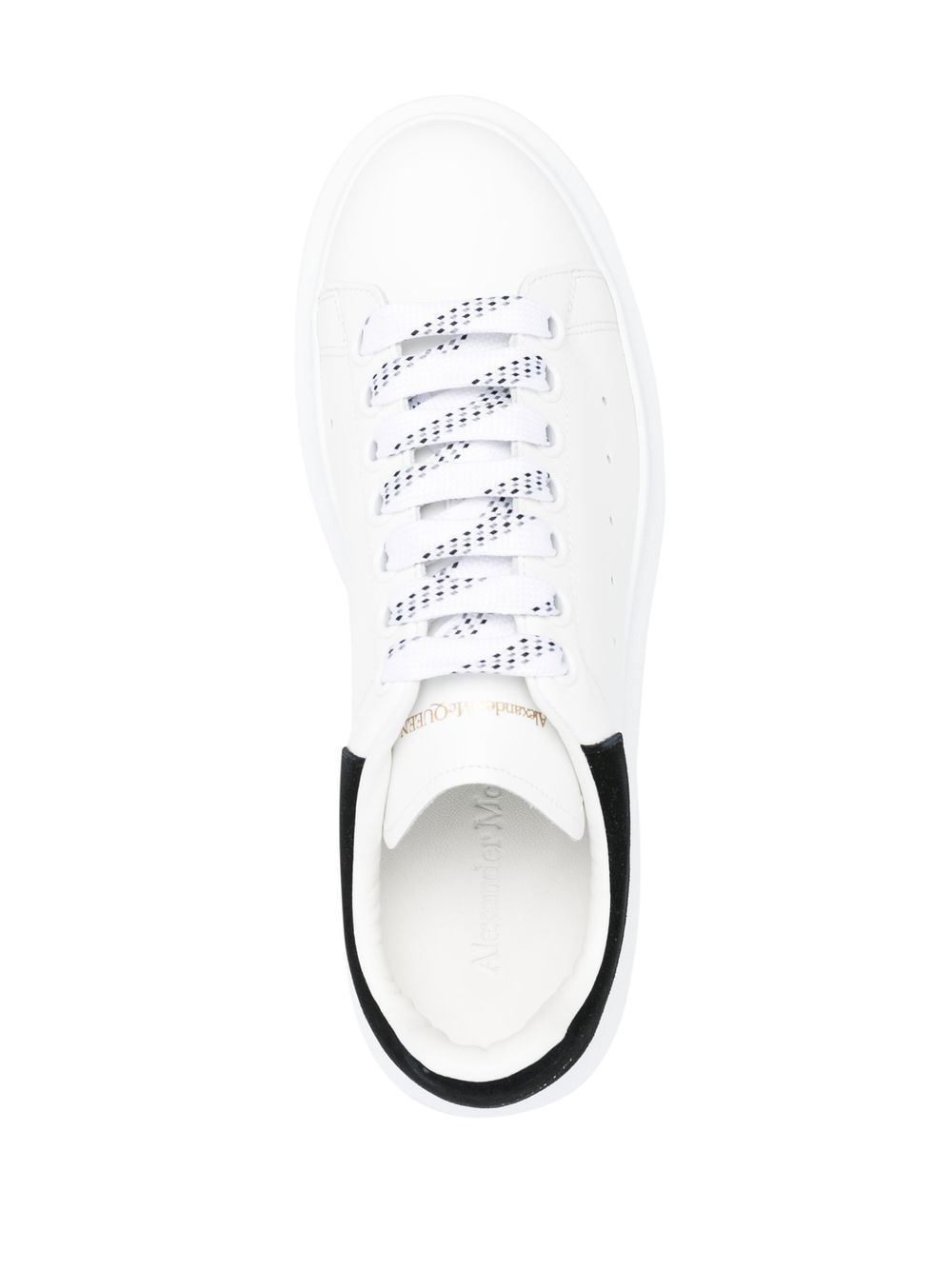 ALEXANDER McQUEEN Sneakers Oversize in pelle di vitello bianca 