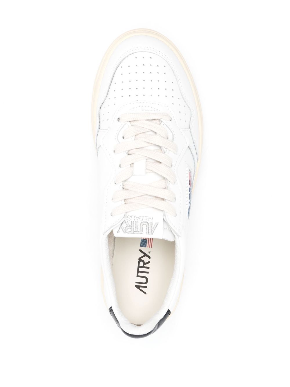 AUTRY Sneakers 'Medalist Low' in pelle bianca 