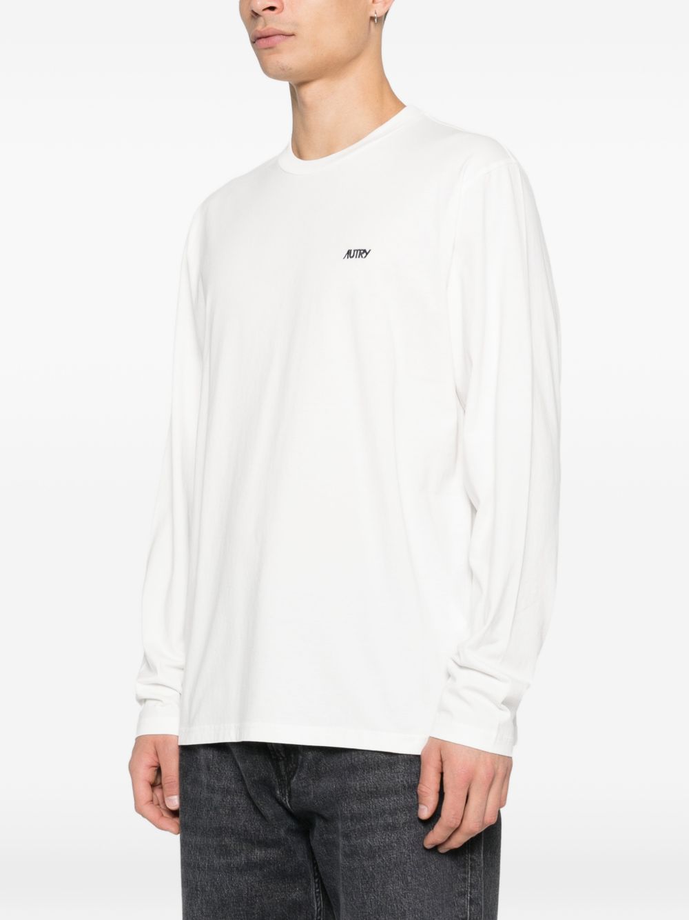 AUTRY T-shirt a maniche lunghe con logo 