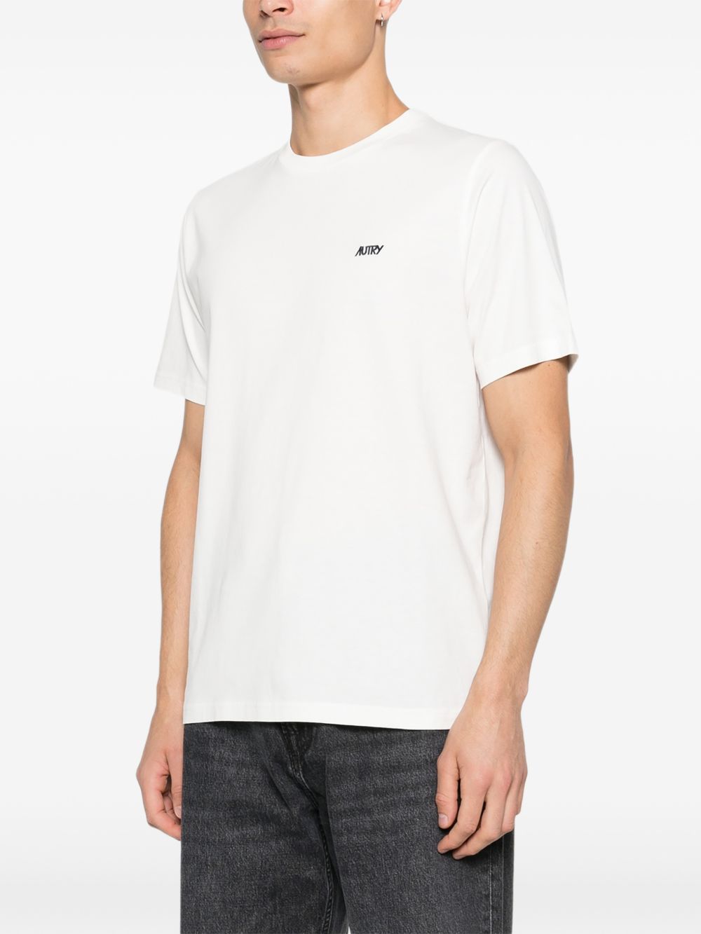 AUTRY T-shirt a maniche corte bianca 