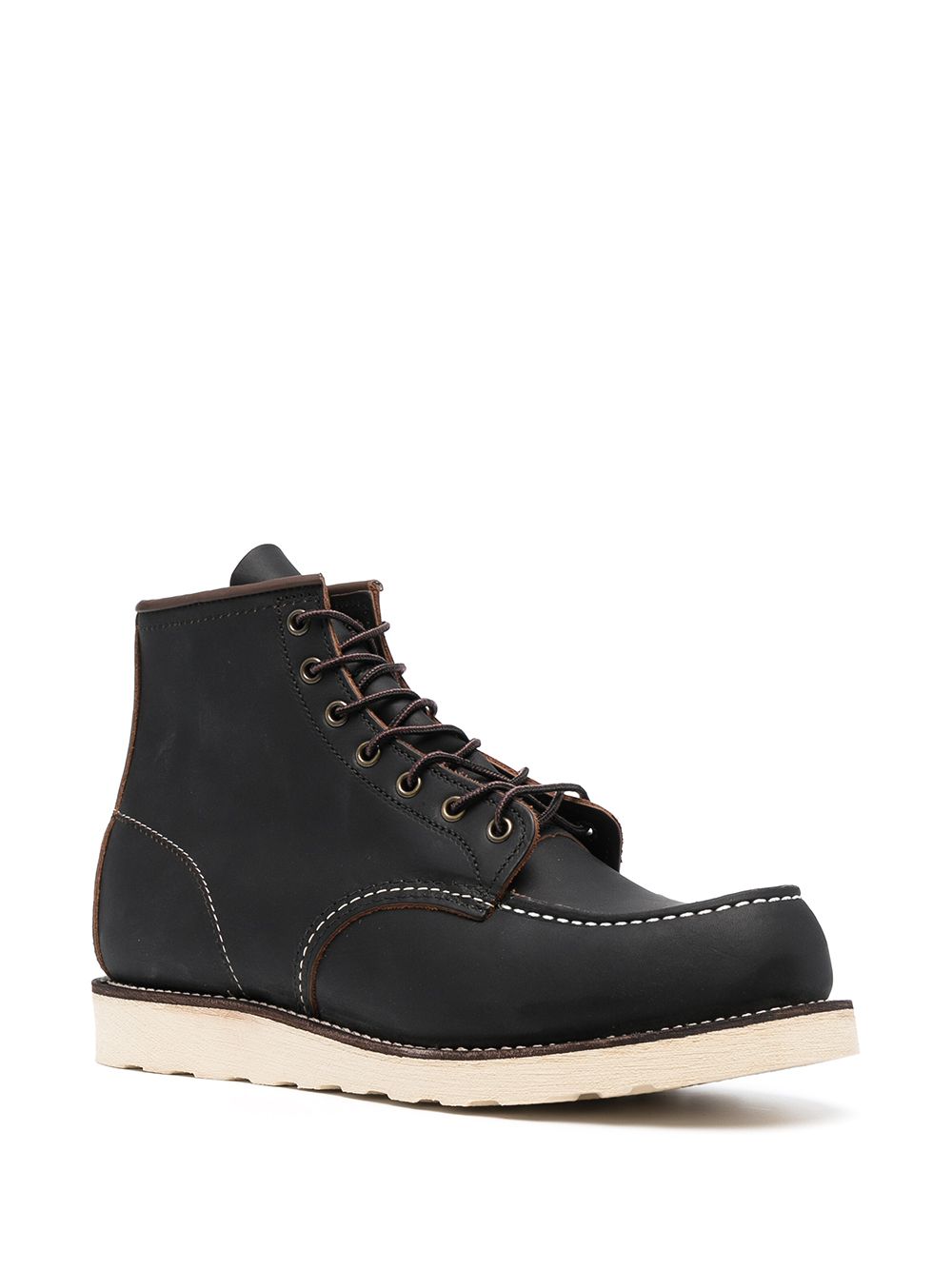 RED WING Anfibi Classic Moc Toe neri in pelle 