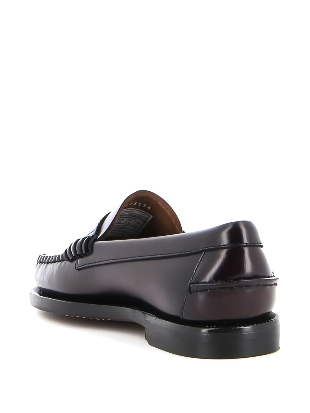 SEBAGO Mocassini Classic Dan in pelle marrone bordeaux 