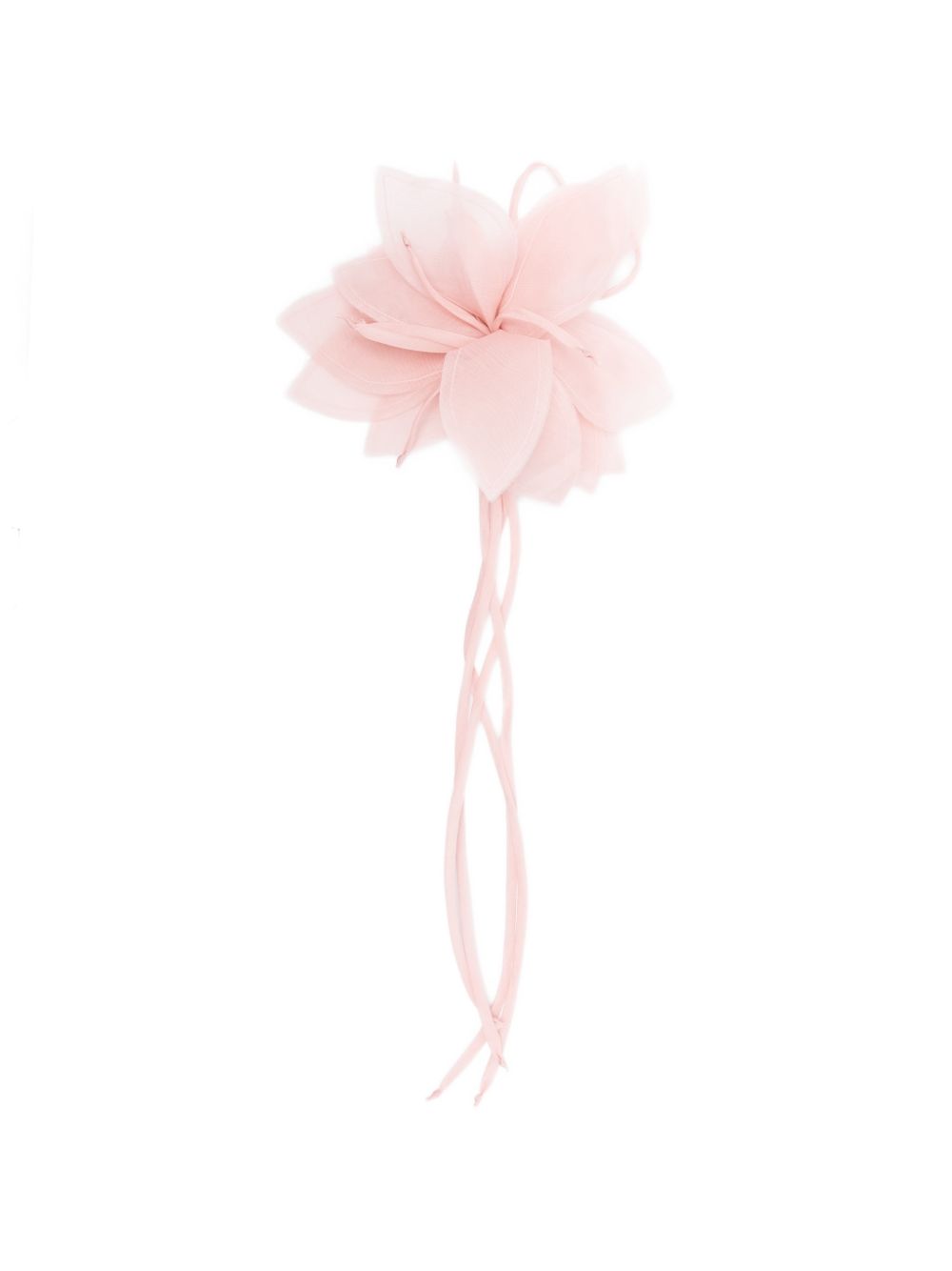 ANTONELLI Spilla fiore Victoria in tessuto rosa chiaro 