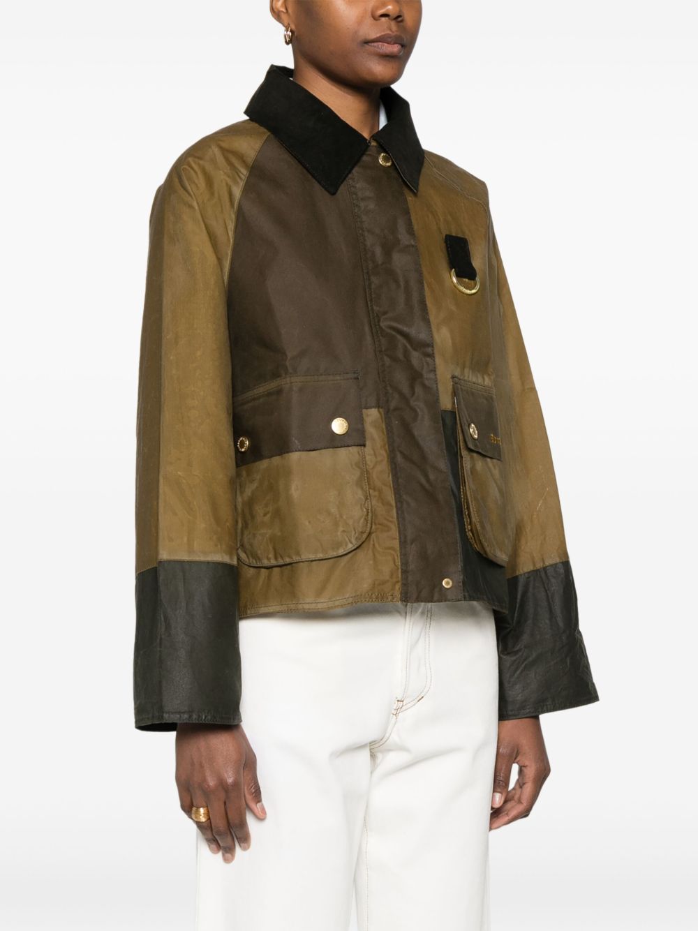 BARBOUR Giacca cerata Alma Wax Archive Olive 