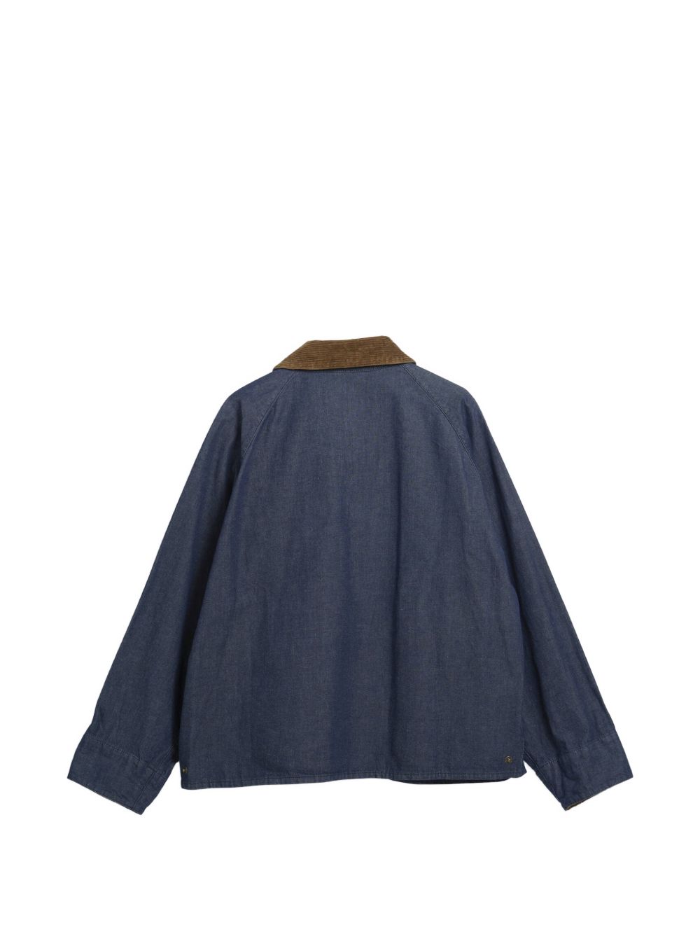 BARBOUR Giacca in denim con colletto a coste 