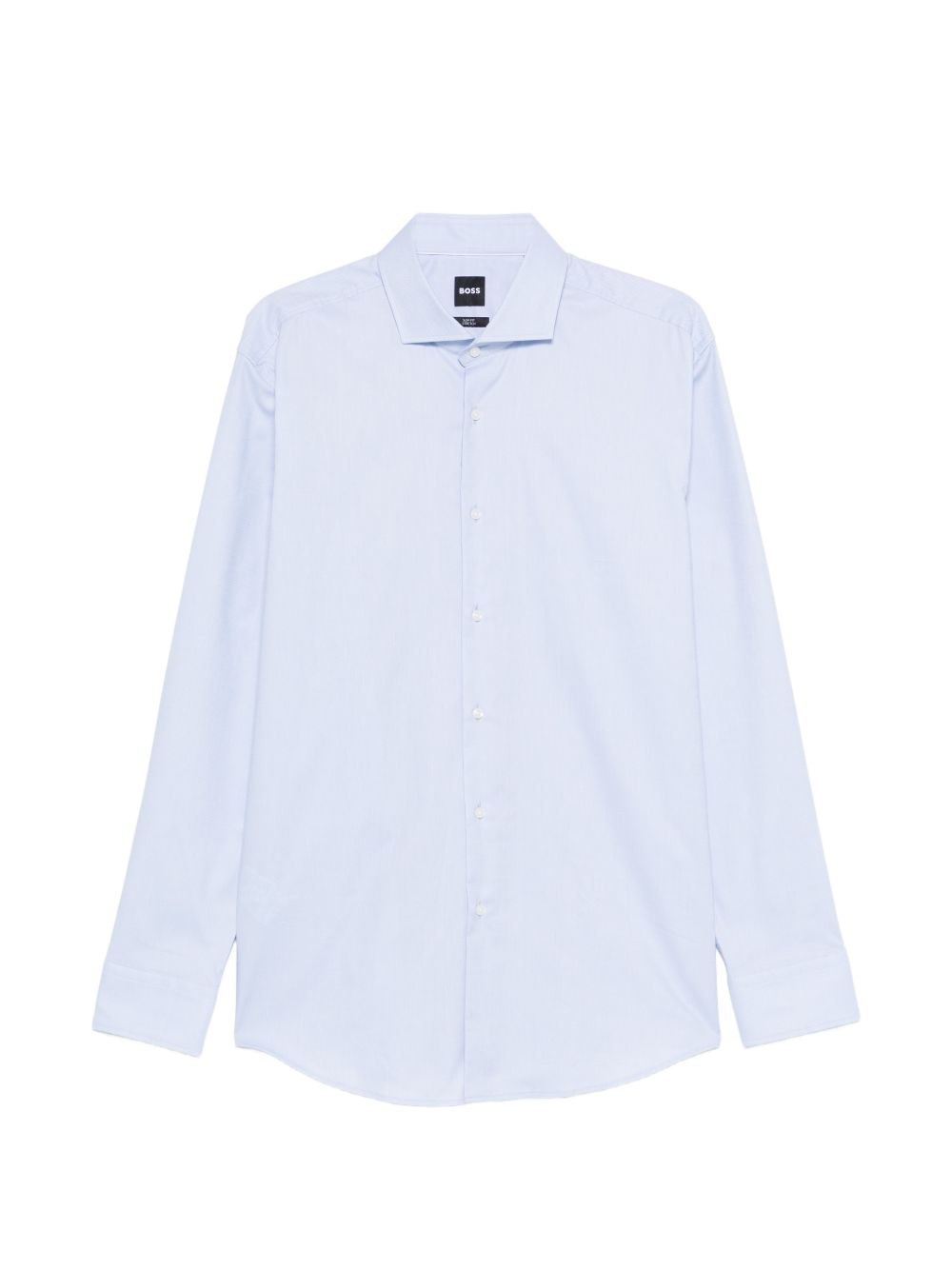 BOSS Camicia in cotone elasticizzato azzurro di Boss 