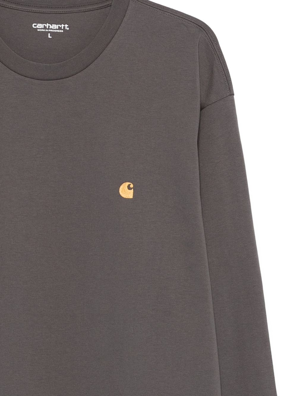 CARHARTT WIP Felpa in cotone grigio 