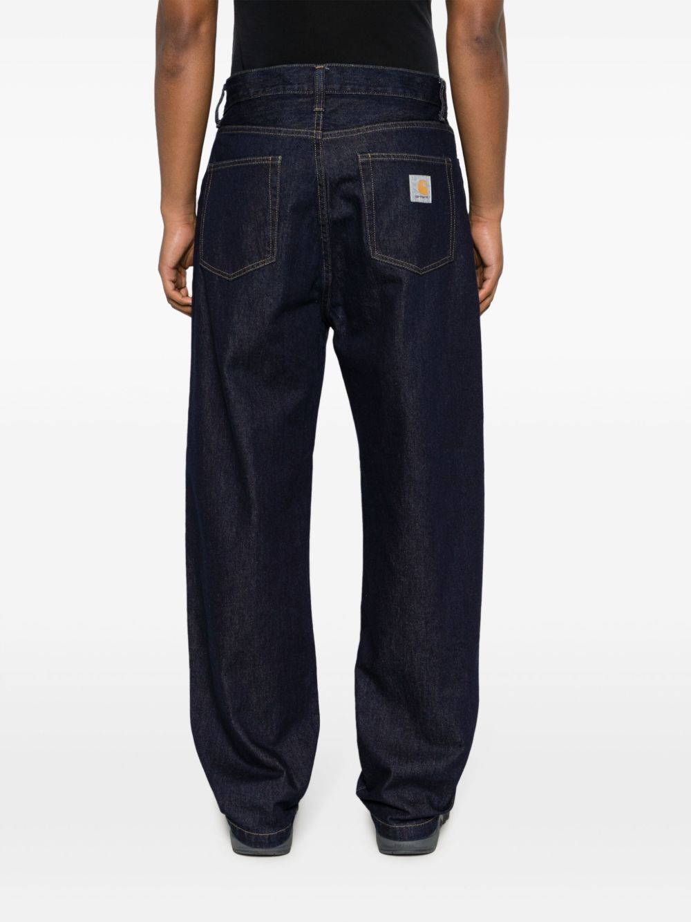 CARHARTT WIP Jeans in cotone blu scuro 