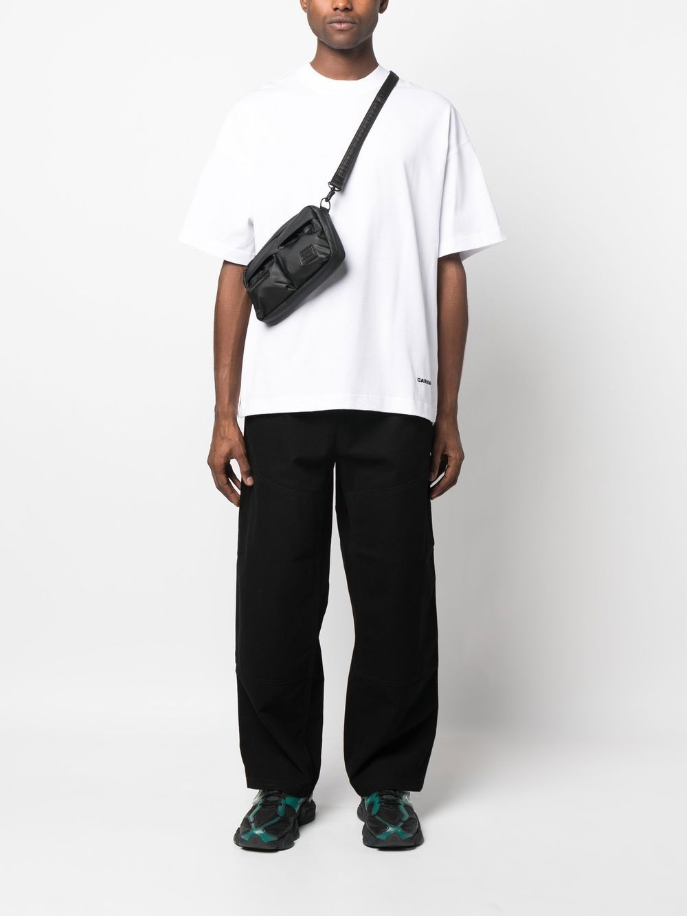 CARHARTT WIP T-shirt in cotone bianco con logo 