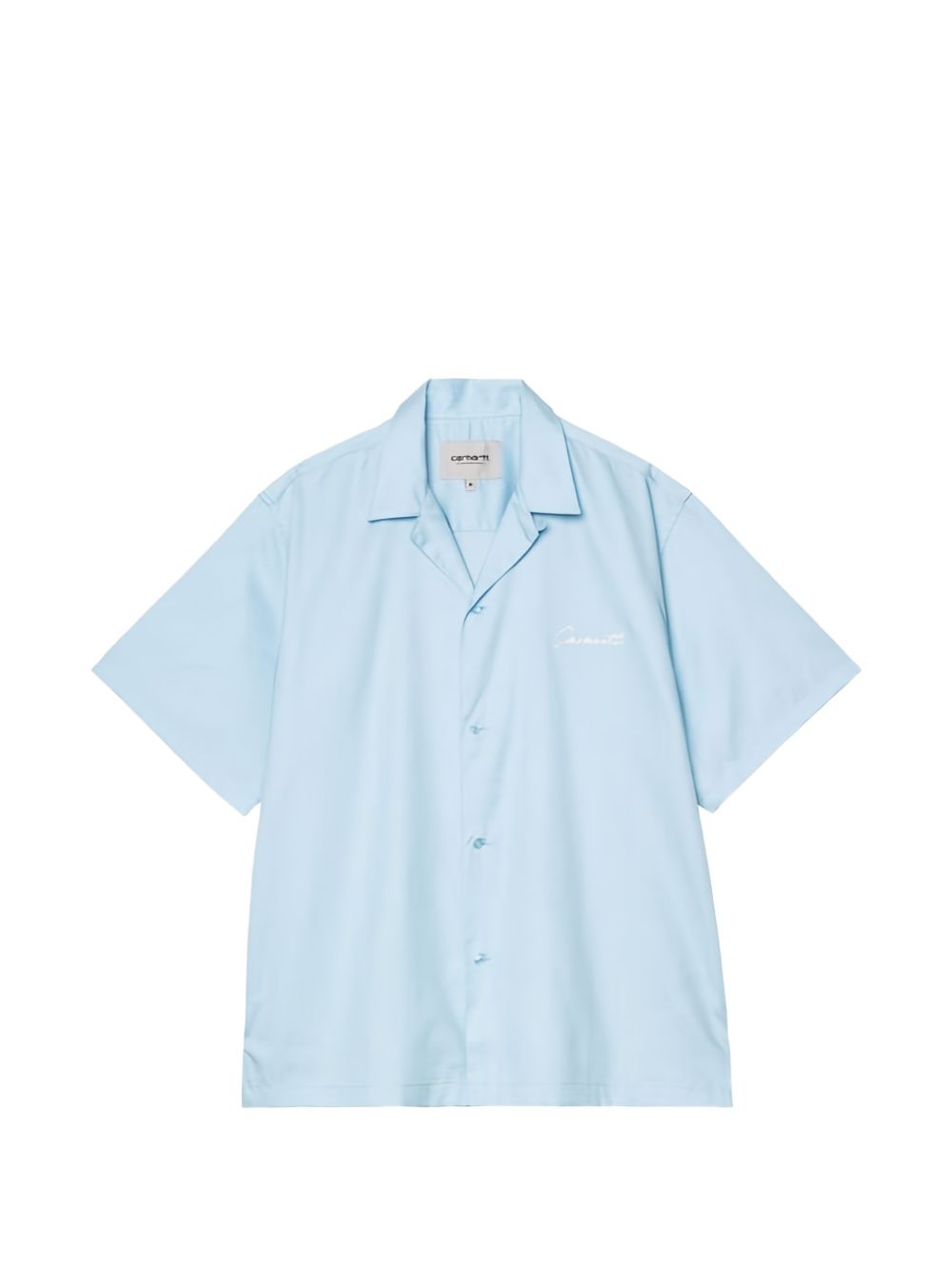 CARHARTT WIP Camicia celeste a maniche corte con bottoni 