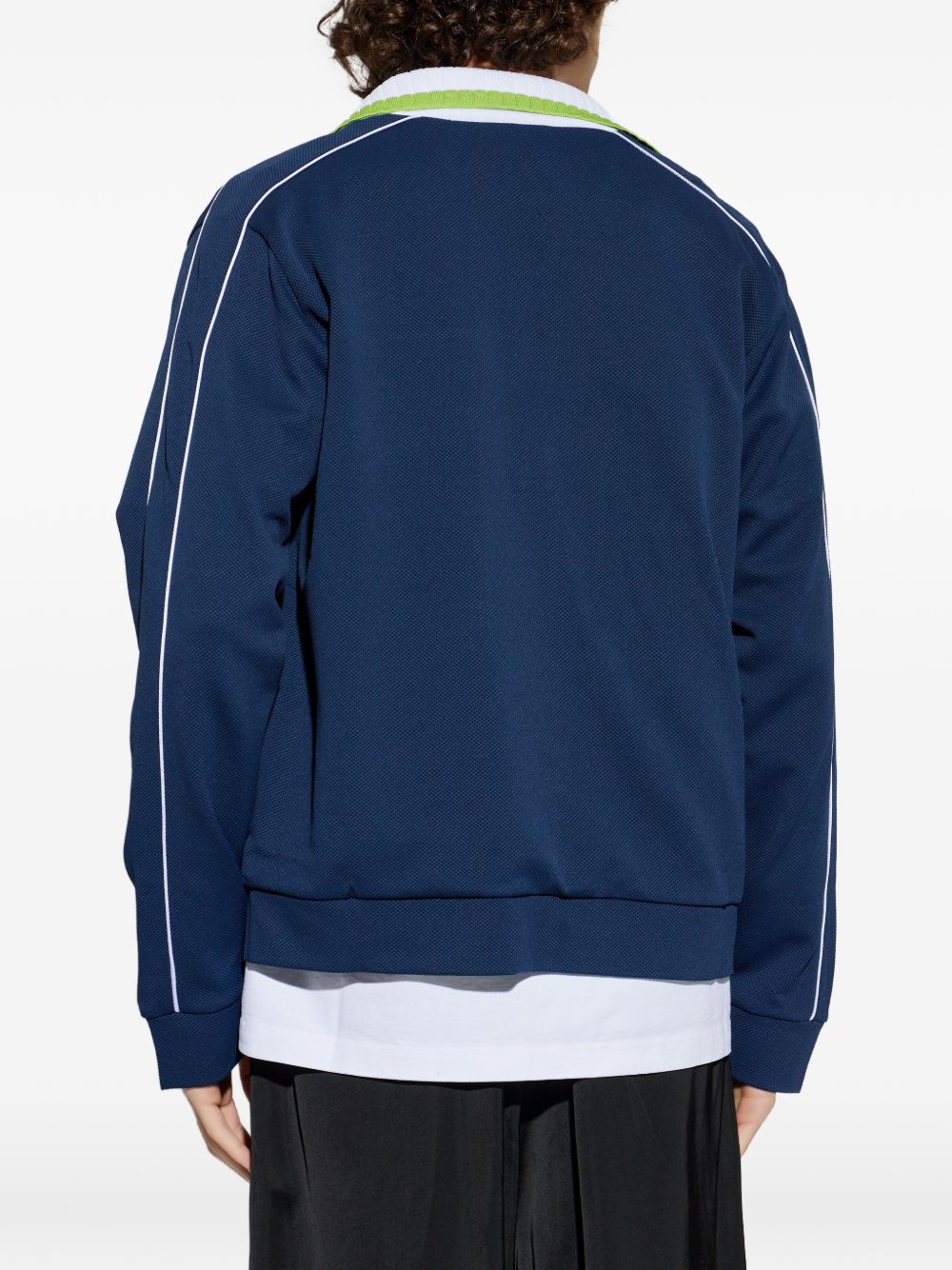 CASABLANCA Felpa con zip blu 