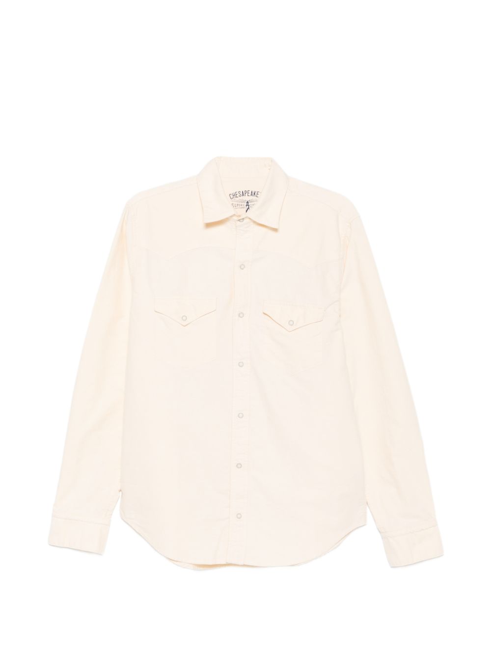 CHESAPEAKES Camicia Flagstaff giallo pastello con tasche sul petto 