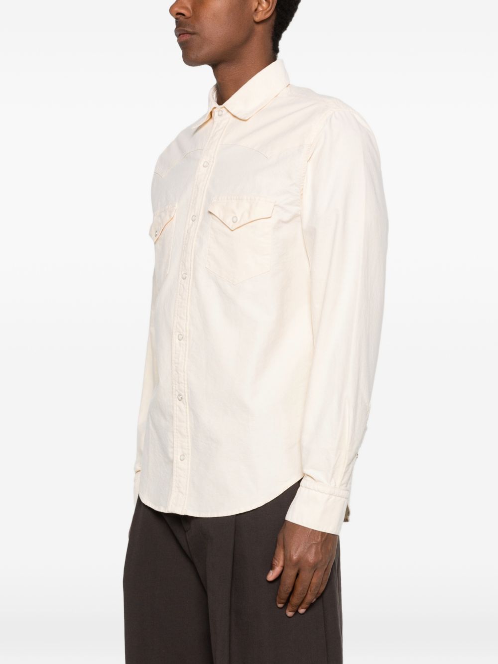 CHESAPEAKES Camicia Flagstaff giallo pastello con tasche sul petto 