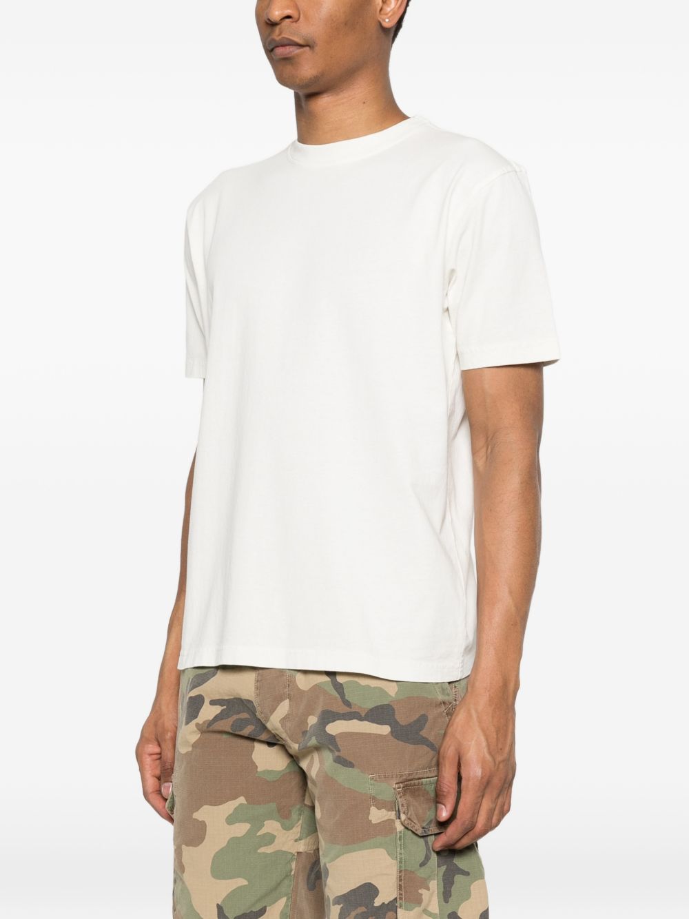 CHESAPEAKES T-shirt bianca in fresco cotone 