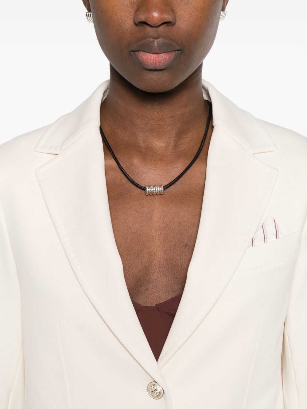 CIRCOLO 1901 Blazer bianco con tasche 