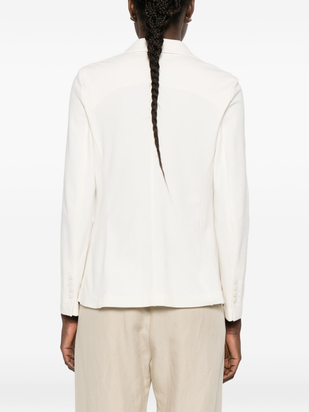 CIRCOLO 1901 Blazer bianco latte con tasche 