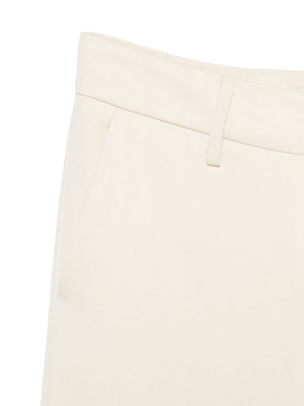DONDUP Pantaloni bianchi svasati 