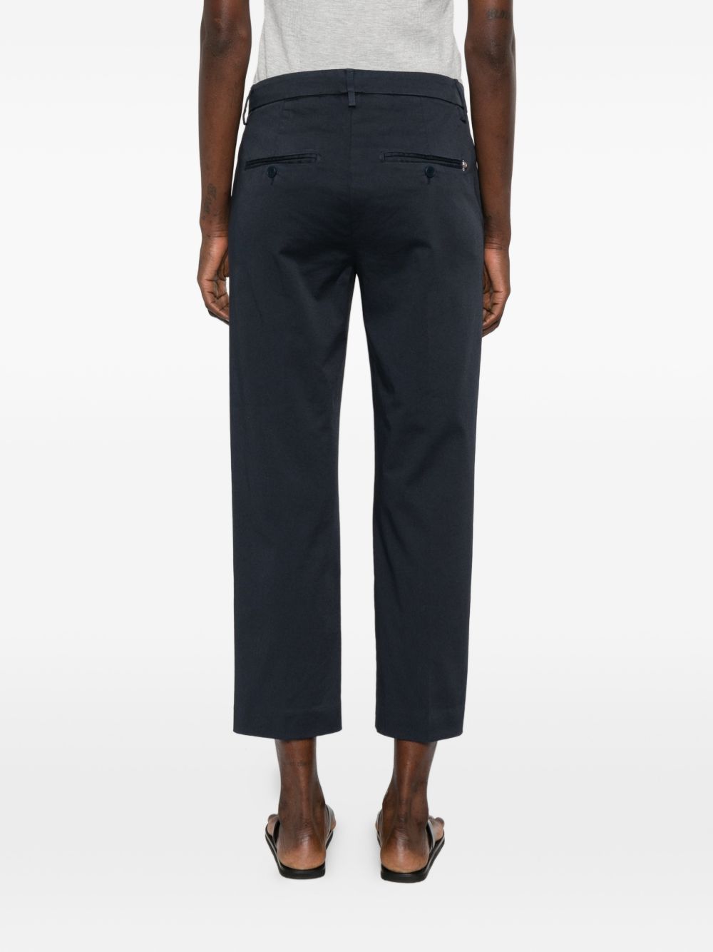 DONDUP Pantaloni Gaubert in cotone blu 