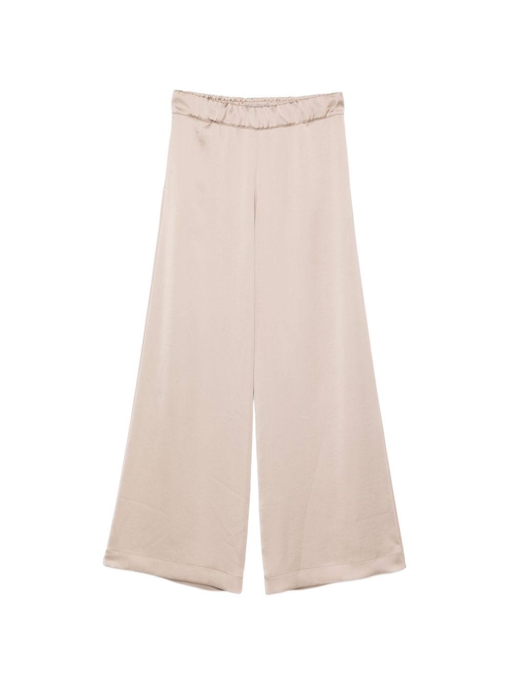 D EXTERIOR Pantaloni in simil raso beige 