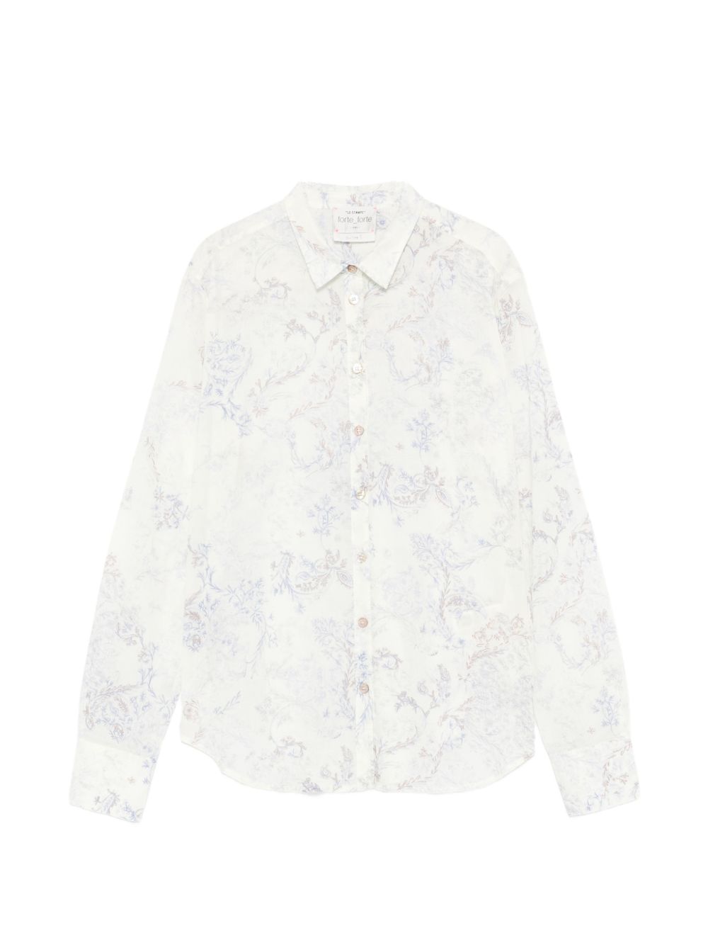 FORTE FORTE Camicia in cotone fantasia 