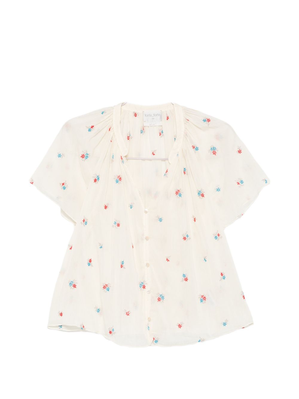 FORTE FORTE Camicia My Shirt con ricami floreali all-over 