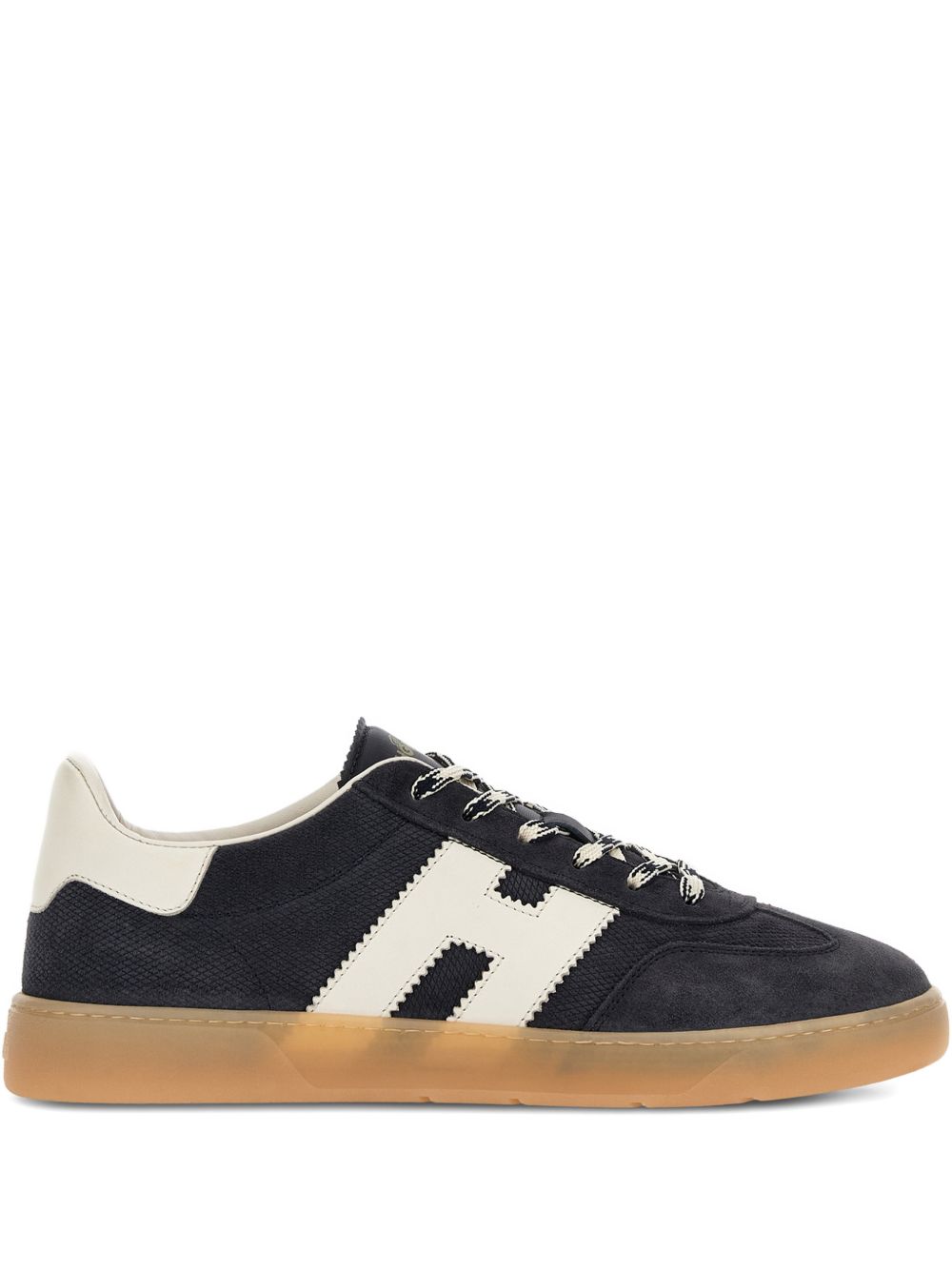 HOGAN Sneakers Cool in pelle blu/bianco 
