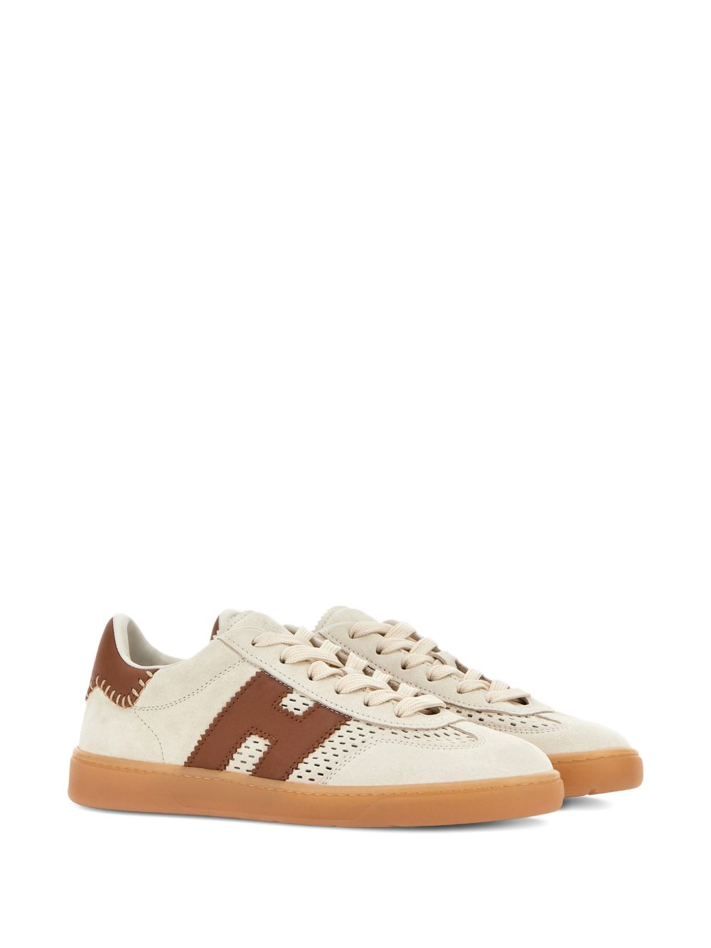 HOGAN Sneakers Cool in pelle con dettagli traforati 
