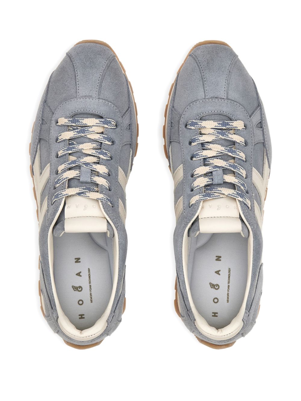 HOGAN Sneakers 86er azzurre in suede 