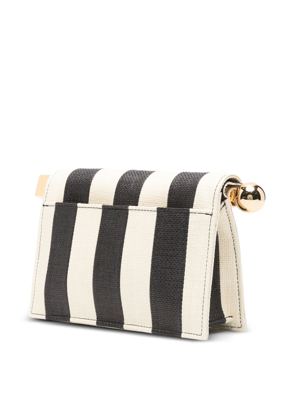 JACQUEMUS Clutch bag 'Le Petite Pochette Ronde Carré' 