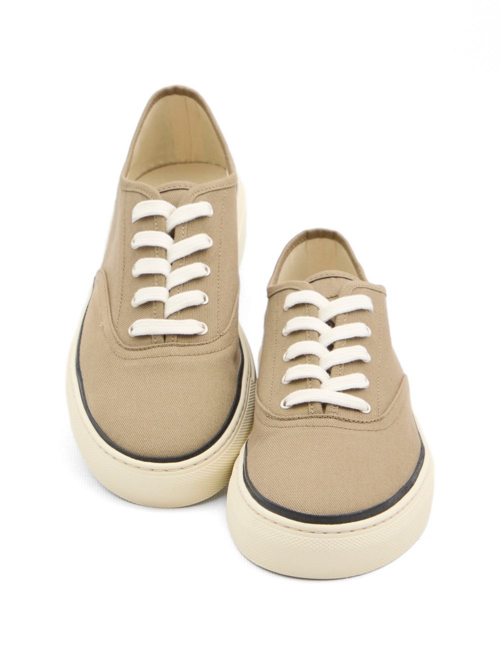 JACQUEMUS Skate sneakers in cotone color kaki 