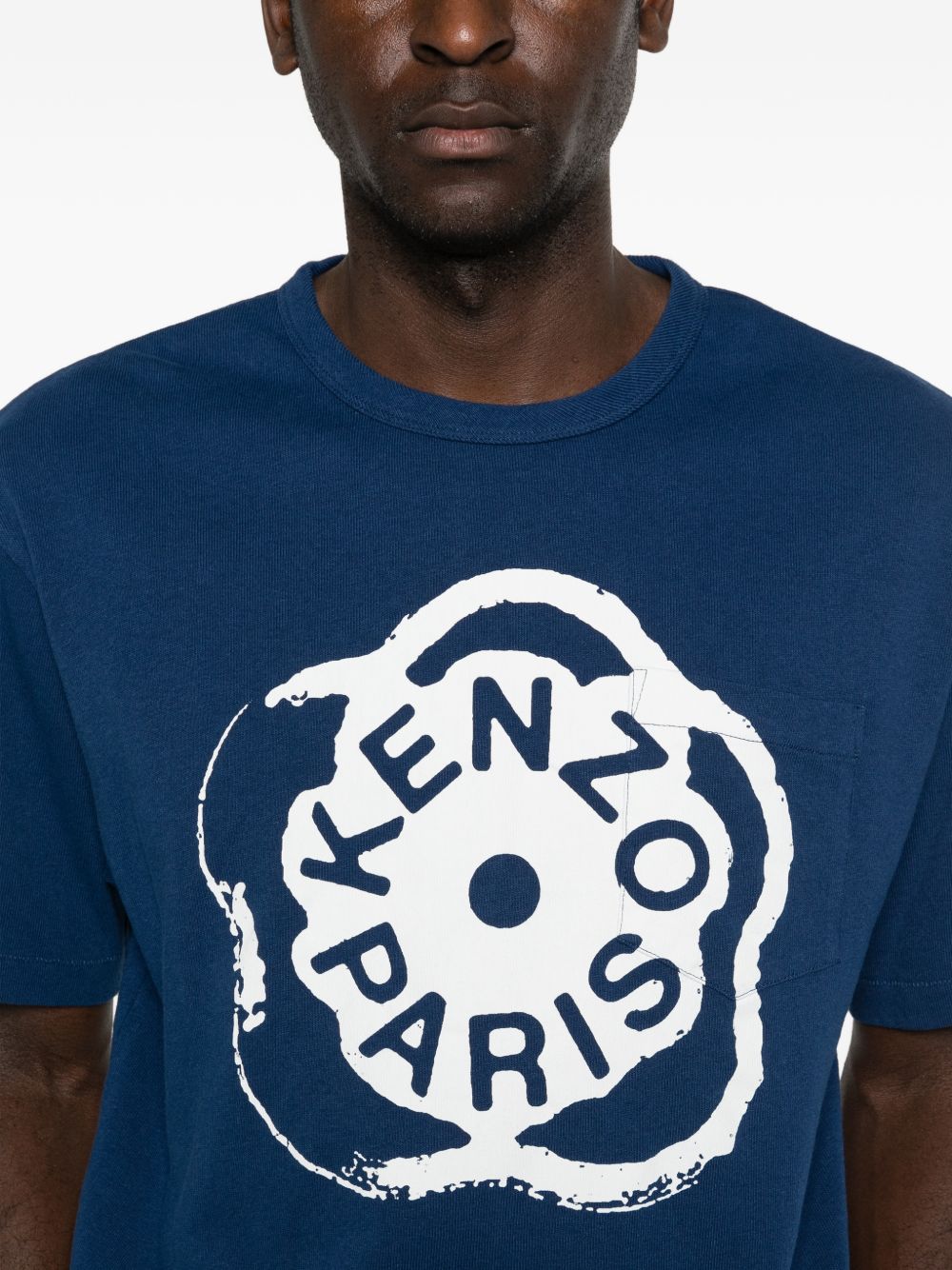 KENZO T-shirt Boke Flower 2.0 con taschino e stampa floreale 