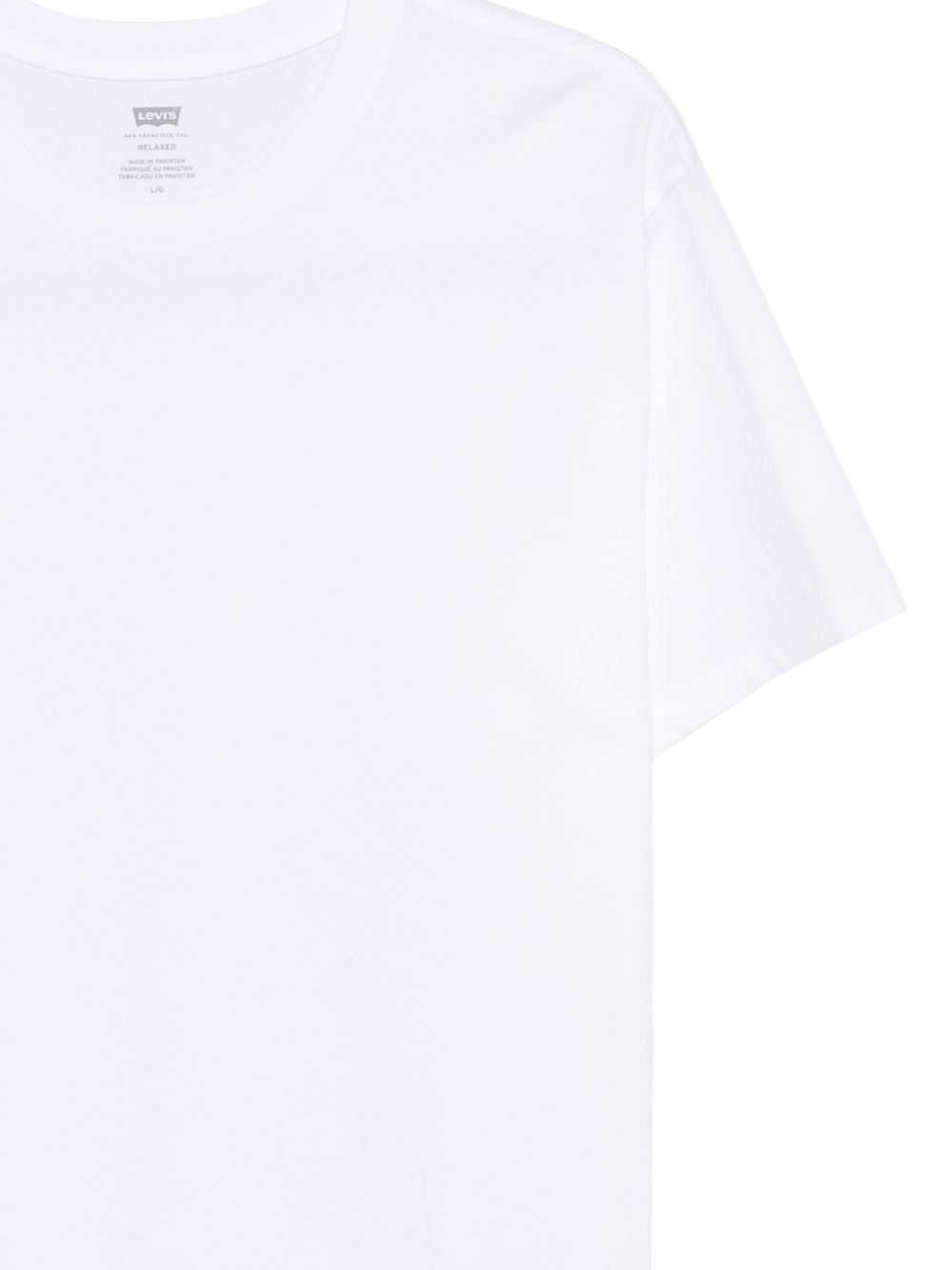LEVIS T-shirt in cotone bianca 