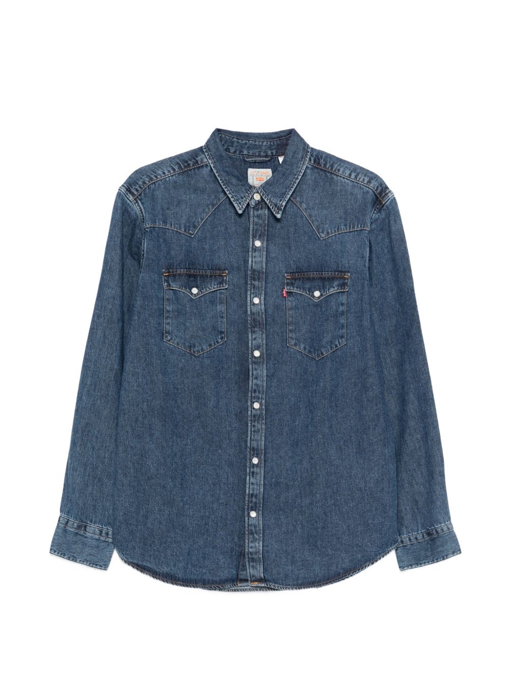LEVIS Camicia denim blu Barstow Western 