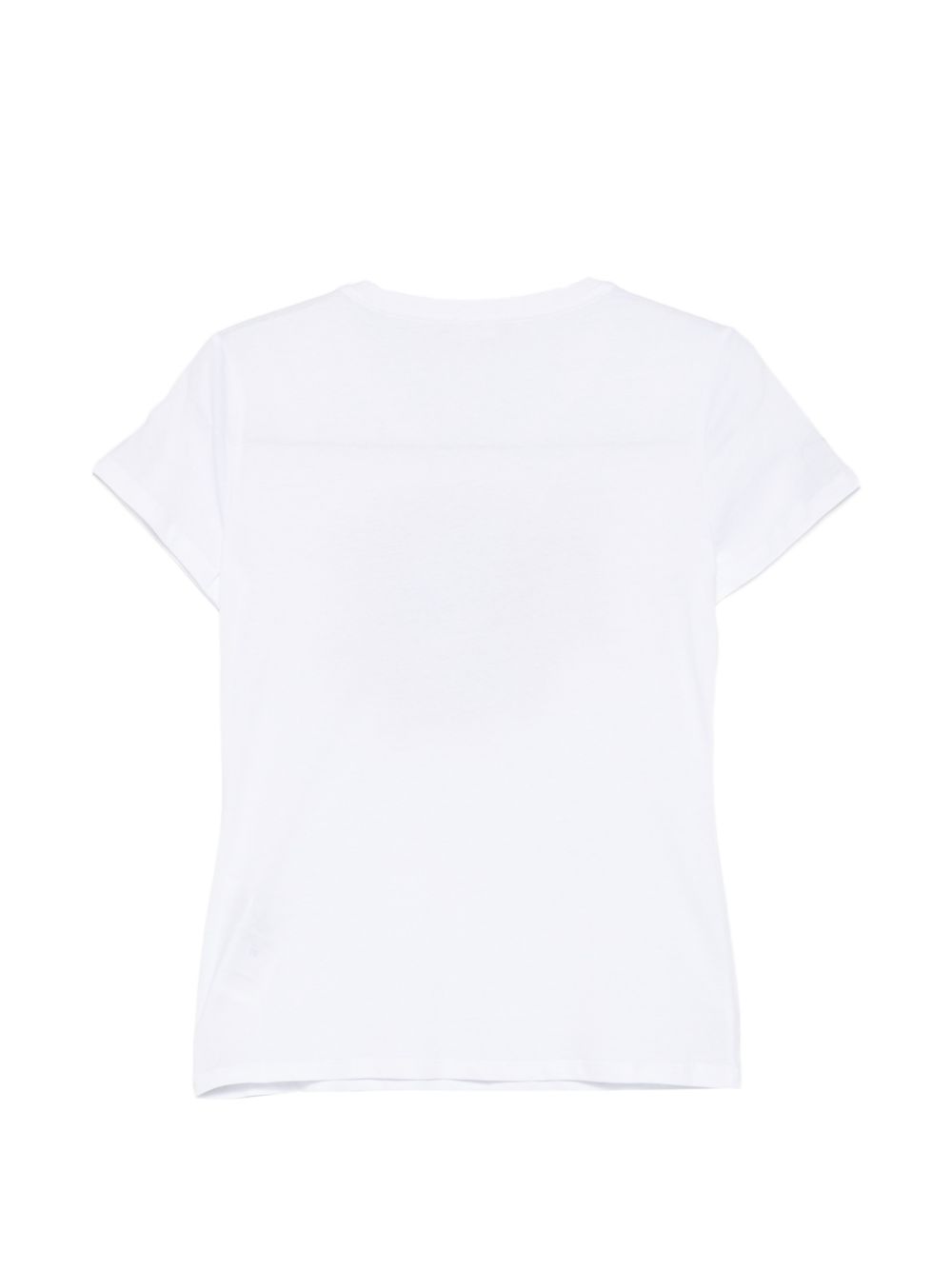 LIUJO T-shirt in cotone bianco con stampa 