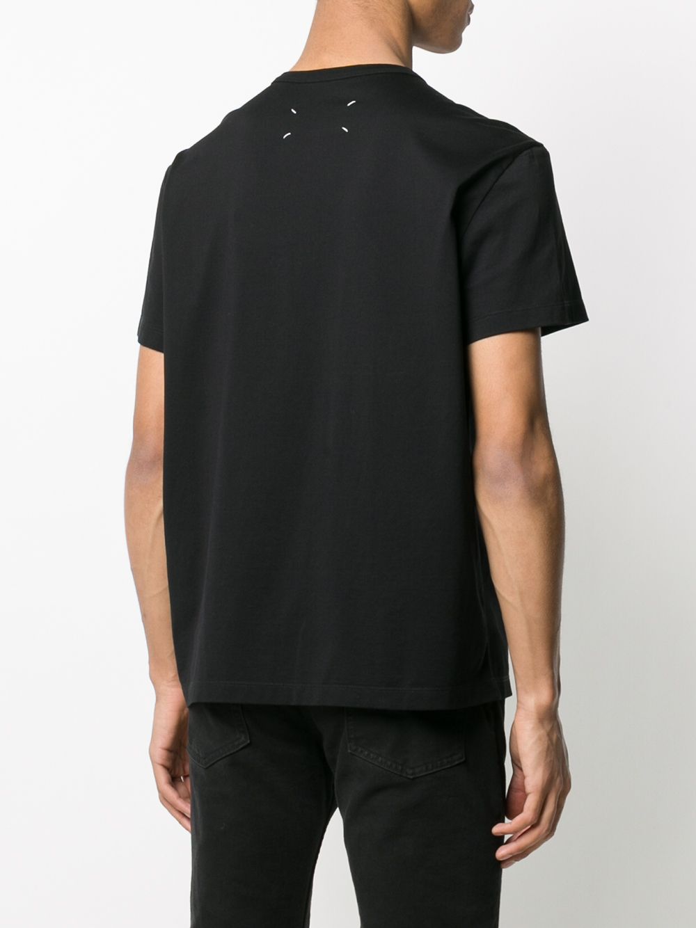 MAISON MARGIELA T-shirt nera in cotone 