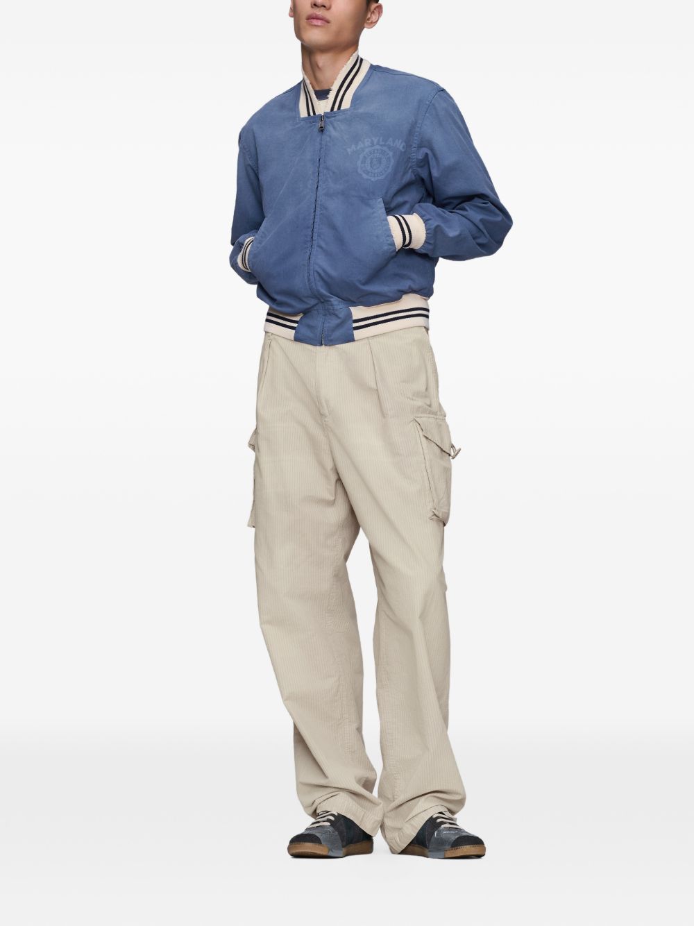 MAISON MARGIELA Pantaloni cargo con coulisse sul fondo 