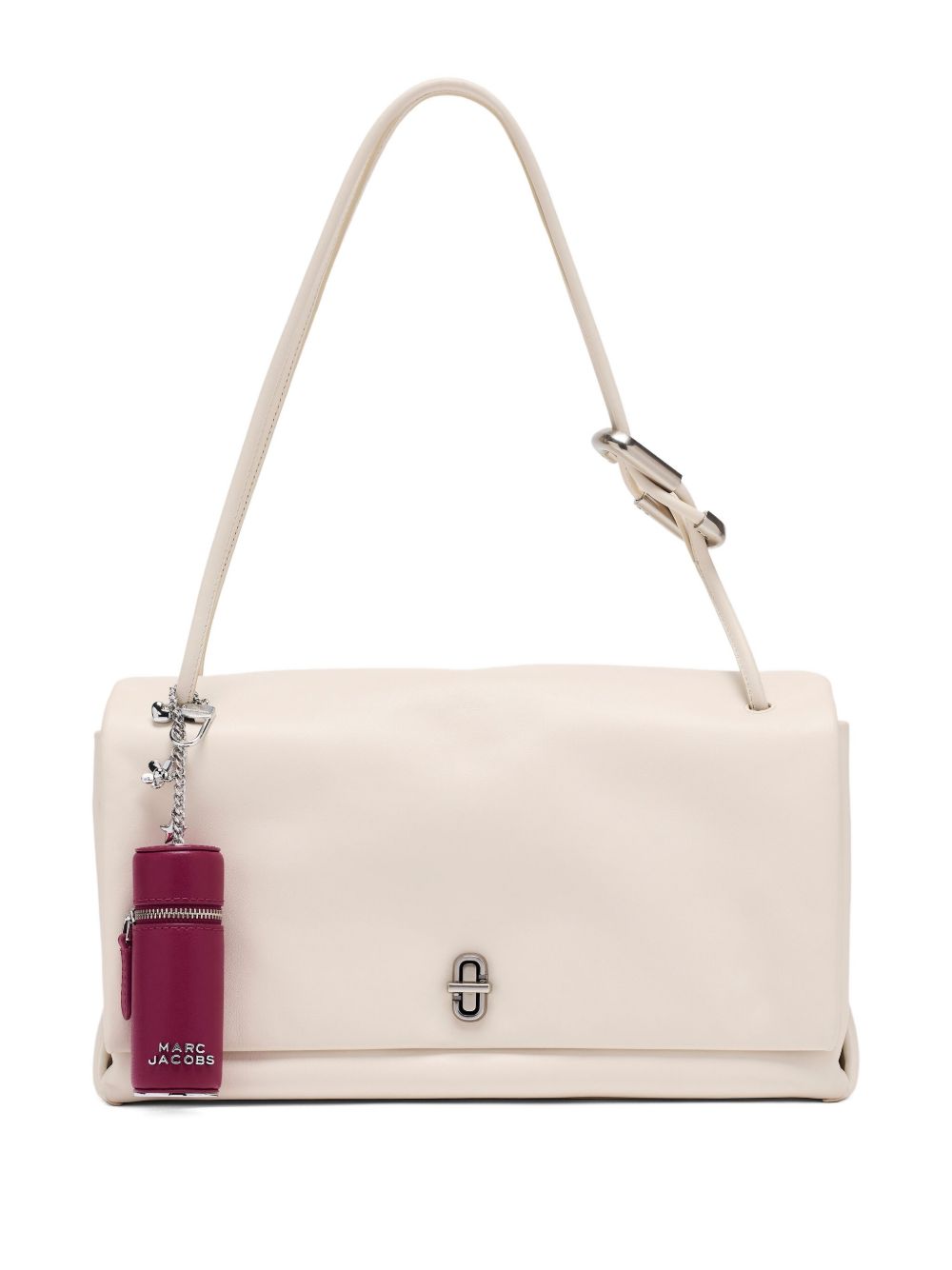 MARC JACOBS Ciondolo bordeaux per borsa 'The Lipstick' 