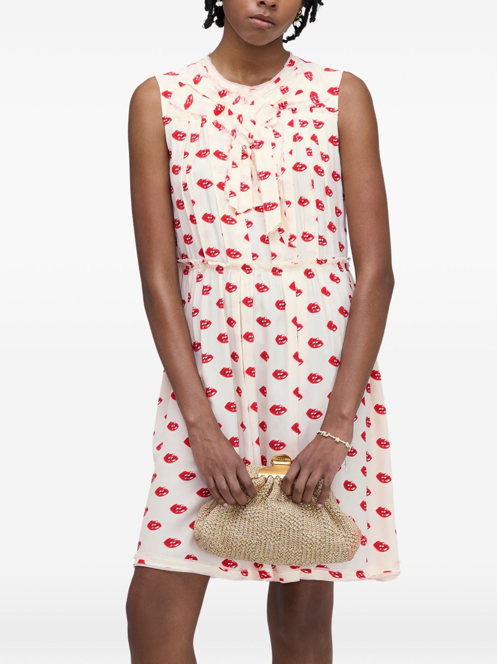 MARC JACOBS Clutch bag in tessuto crochet 