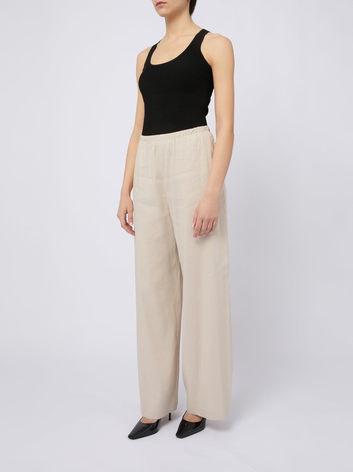 MAX MARA Pantaloni lunghi in beige Destino 
