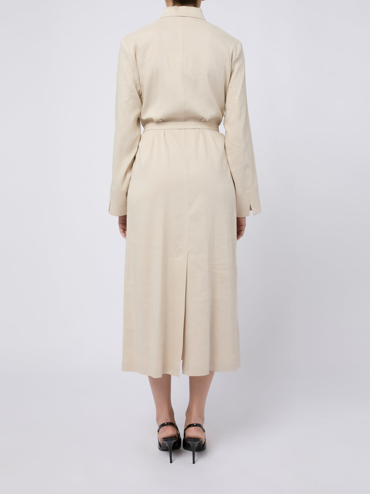 MAX MARA Abito midi Nordica con cintura in vita 