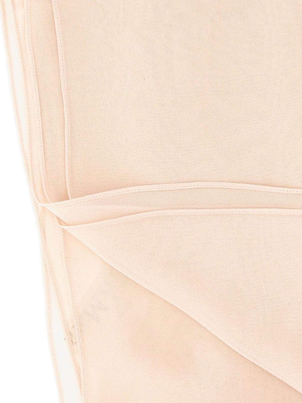 MAX MARA Sciarpa leggera in seta rosa cipria 