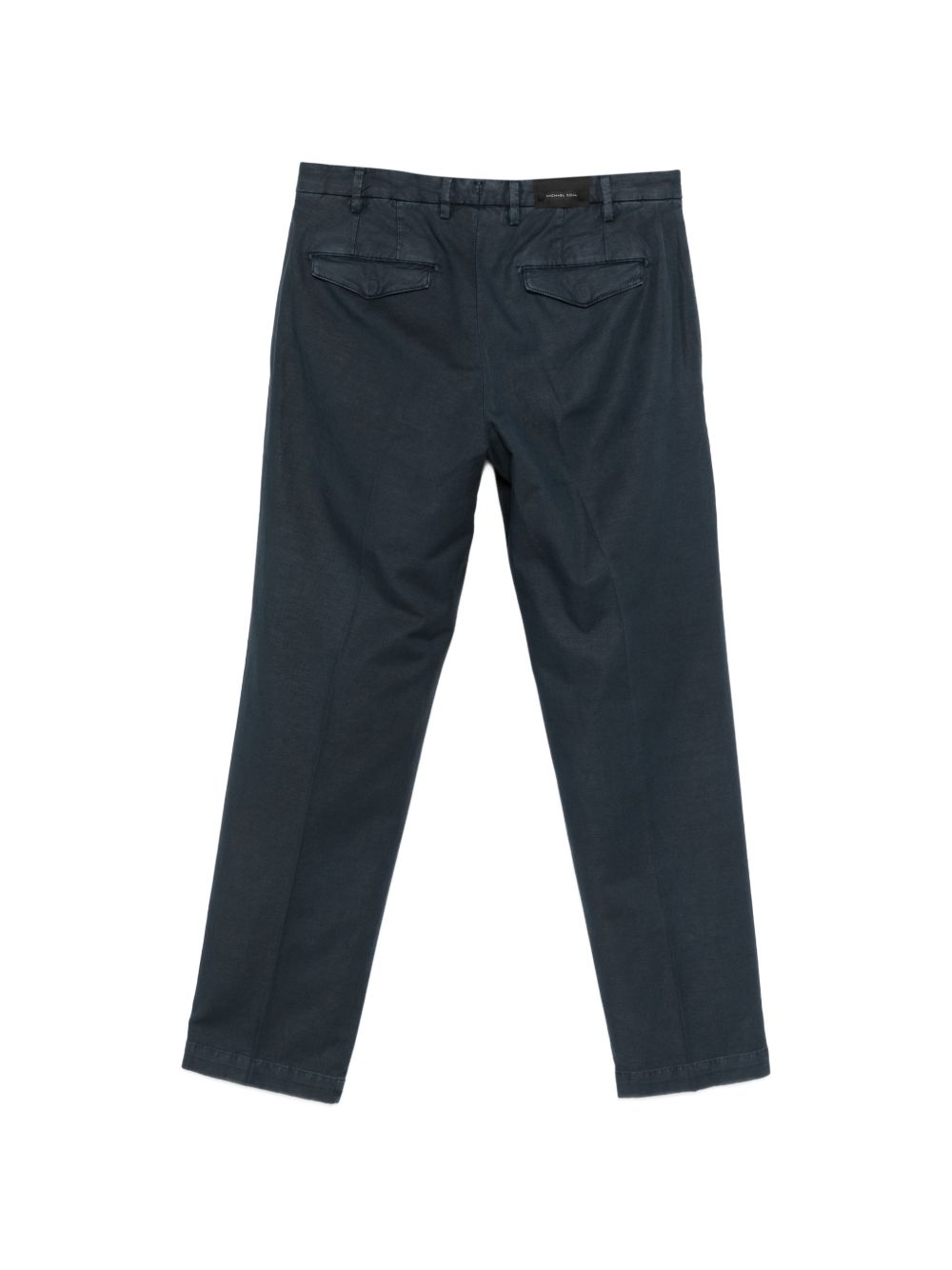 MICHAEL COAL Pantaloni lunghi blu a gamba dritta 