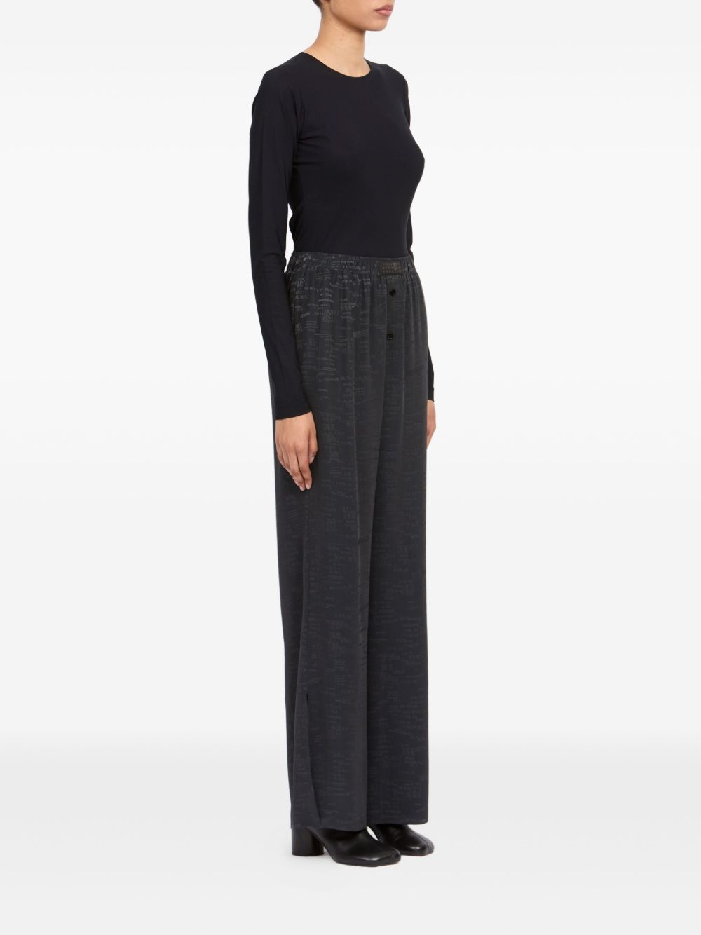 MM6 MAISON MARGIELA Pantaloni casual eleganti grigi 
